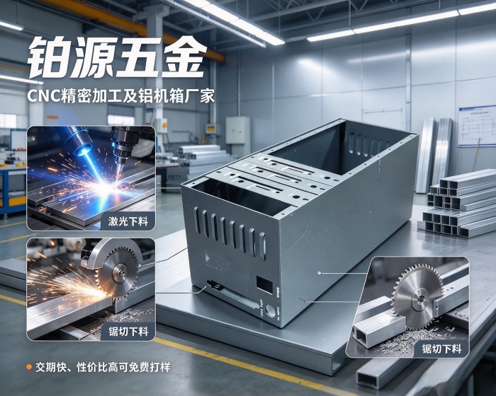 定制铝机箱工艺对比：激光下料与锯切下料如何选型？